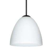 Besa Lighting J-447007-BK - Besa Vila Pendant For Multiport Canopy Black Opal Matte 1x60W Medium Base
