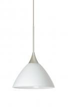 Besa Lighting RXP-174307-SN - Besa Pendant Domi Satin Nickel White 1x50W MAX GY6.35 Base