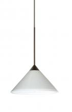 Besa Lighting RXP-282453-BR - Besa Pendant Kona Bronze White Starpoint 1x50W MAX GY6.35 Base
