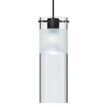 Besa Lighting RXP-6527EC-BK - Besa Pendant Scope 7, Black Finish, Clear/Frost 1x50W MAX GY6.35 Base MR16