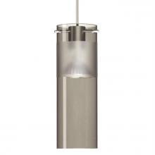 Besa Lighting RXP-6527ES-SN - Besa Pendant Scope 7 Satin Nickel Smoke/Frost 1x50W MAX GY6.35 Base MR16