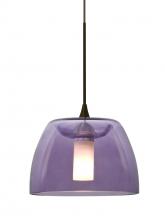Besa Lighting RXP-SPURPL-BR - Besa Spur Cord Pendant, Plum, Bronze Finish, 1x35W MAX GY6.35 Base