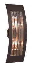 Besa Lighting SAIL17SM-BR - Besa, Sail Wall Sconce, Smoke Bubble, Bronze Finish, 2x40W B10