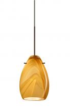 Besa Lighting X-1713HN-LED-BR - Besa Pendant For Mulitport Canopy Pera 6 Bronze Honey 1x5W LED