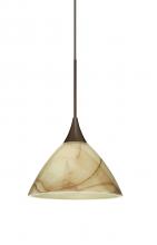 Besa Lighting X-174383-LED-BR - Besa Pendant For Multiport Canopy Domi Bronze Mocha 1x3W LED