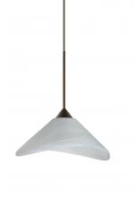 Besa Lighting X-191352-BR - Besa Pendant For Multport Canopy Hoppi Bronze Marble 1x50W MAX GY6.35 Base