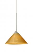 Besa Lighting X-282490-SN - Besa Pendant For Multiport Canopy Kona Satin Nickel Mango Starpoint 1x50W MAX GY6.35 Base