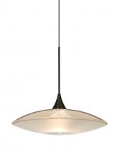 Besa Lighting X-6294GD-BR - Besa Pendant For Multiport Canopy Spazio Bronze Gold/Frost 1x50W MAX GY6.35 Base
