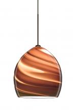 Besa Lighting XP-1716SK-BR - Besa Pendant Sprite Bronze Smoke Twist 1x50W Halogen