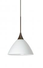 Besa Lighting XP-174307-BR - Besa Pendant Domi Bronze White 1x50W MAX GY6.35 Base