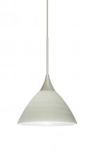 Besa Lighting XP-1743KR-SN - Besa Pendant Domi Satin Nickel Chalk 1x50W MAX GY6.35 Base
