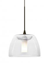 Besa Lighting XP-SPURCL-BR - Besa Spur Cord Pendant, Clear, Bronze Finish, 1x35W MAX GY6.35 Base