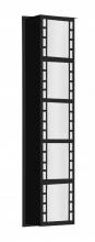 Besa Lighting NAPOLI26-WA-LED-BK - Besa Outdoor Napoli 26 Black White Acrylic 3x8W LED