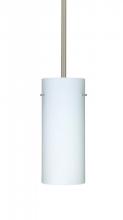 Besa Lighting 1TT-412307-SN - Besa Stilo 10 Stem Pendant Satin Nickel Opal Matte 1x100W Medium Base