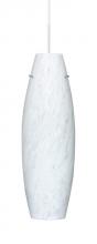 Besa Lighting 1VC-412719-LED-WH - Besa Tara LED Pendant 1VC Carrera White 1x11W LED