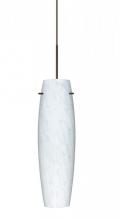 Besa Lighting XP-412119-BR - Besa Stilo 11 Pendant, Carrera, Bronze, 1x50W MAX GY6.35 Base