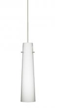 Besa Lighting RXP-567407-SN - Besa Camino Pendant Satin Nickel Opal Matte 1x50W MAX GY6.35 Base