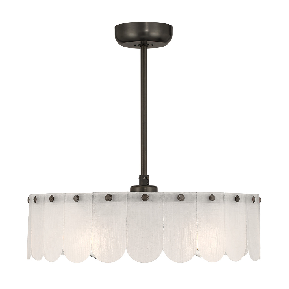 Ashton 5-Light Fan D'Lier in Mediterranean Bronze