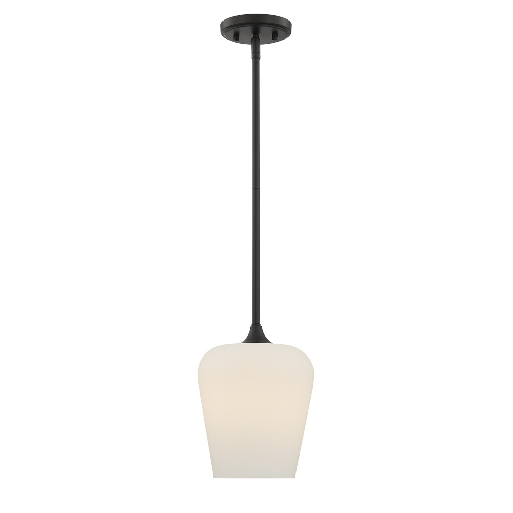 Octave 1-Light Pendant in Matte Black
