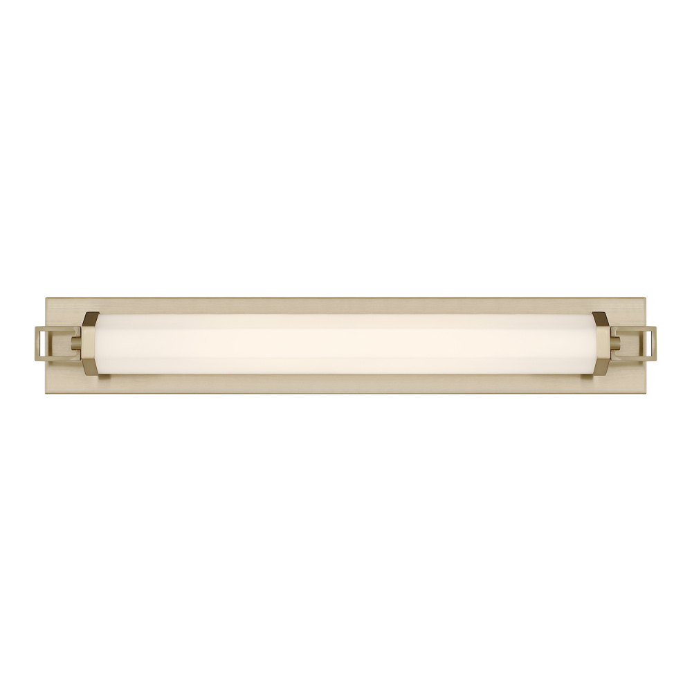 Parker 28" LED Bathroom Vanity Light in Noble Brass