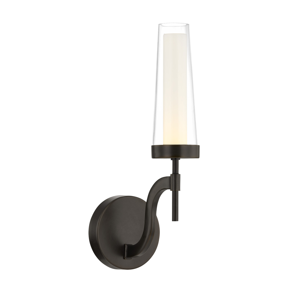 Butler 1-Light Wall Sconce in Mediterranean Bronze