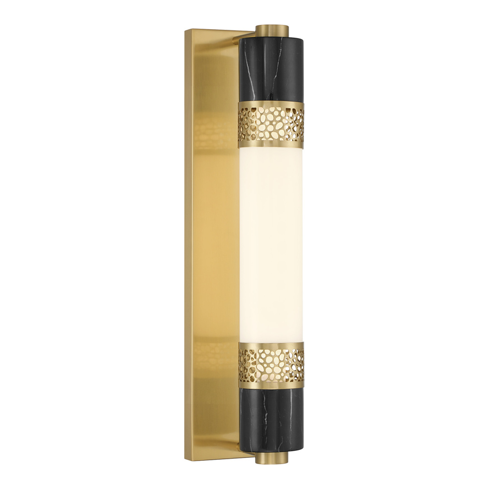 Farrell 1-Light Wall Sconce in Warm Brass by Dann Foley