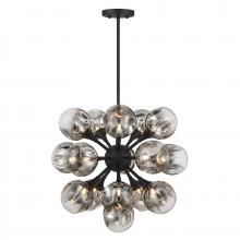 Savoy House 1-7934-16-89 - Matisse 16-Light Chandelier in Matte Black
