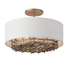 Savoy House 6-1067-4-10 - Cameo 4-Light Convertible Semi-Flush or Pendant in Campagne Luxe