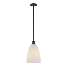 Savoy House 7-1244-1-89 - Baldwin 1-Light Pendant in Matte Black