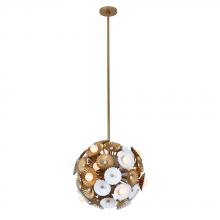 Kalco 520355WVB - DAMASK 15 LT SEMI FLUSH