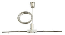 Stone Lighting CSCBLADJ12SN - Adjustable Cable Hanger 12ft Satin Nickel