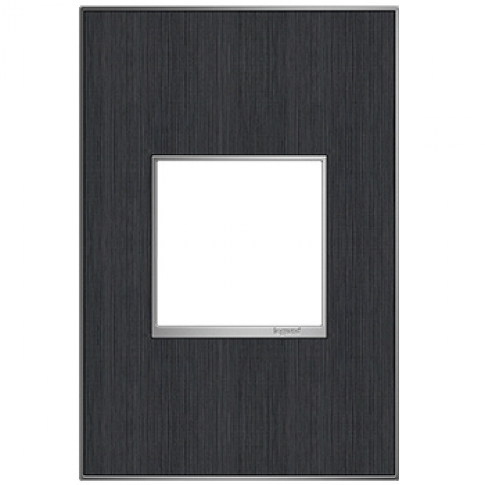 adorne Rustic Grey One-Gang Screwless Wall Plate