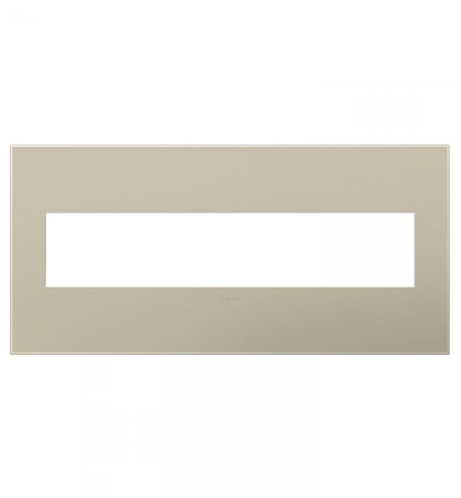 adorne Titanium Five-Gang Screwless Wall Plate