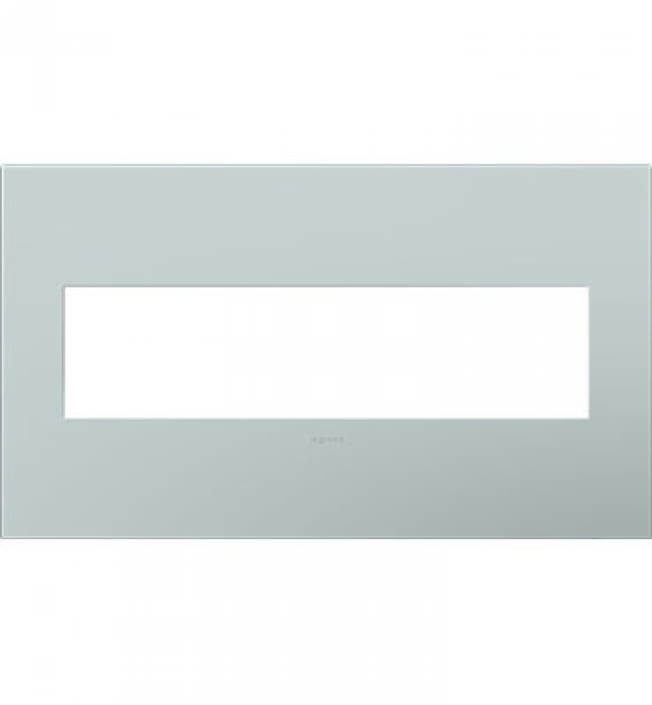 adorne Pale Blue Four-Gang Screwless Wall Plate