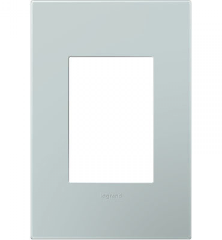 adorne Pale Blue One-Gang-Plus Screwless Wall Plate