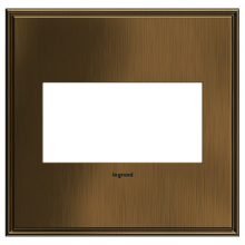 Legrand AWC2GCOF4 - adorne Coffee Two-Gang Screwless Wall Plate