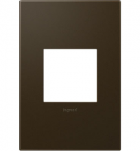Legrand AWP1G2BR6 - adorne Bronze One-Gang Screwless Wall Plate with Microban