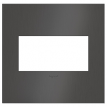 Legrand AWC2GBBN4 - adorne Brushed Black Nickel Two-Gang Wall Plate