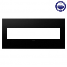 Legrand AWP5GGR1 - adorne Graphite Five-Gang Screwless Wall Plate with Microban