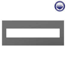 Legrand AWP6GMG1 - adorne Magnesium Six-Gang Screwless Wall Plate with Microban