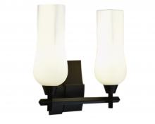 Norwell 8176-MB-MO - Fleur Indoor Wall Sconce - Matte Black
