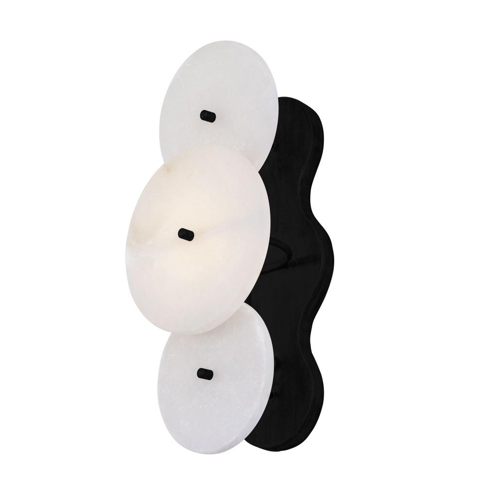 Cosmos 1-Lt Sconce - Matte Black