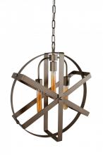 Varaluz 242P03RB - Reel 3-Lt Pendant - Rustic Bronze