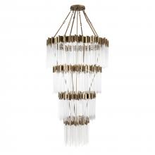 Varaluz 309C30HG - Matrix 30-Lt 4-Tier Chandelier - Havana Gold