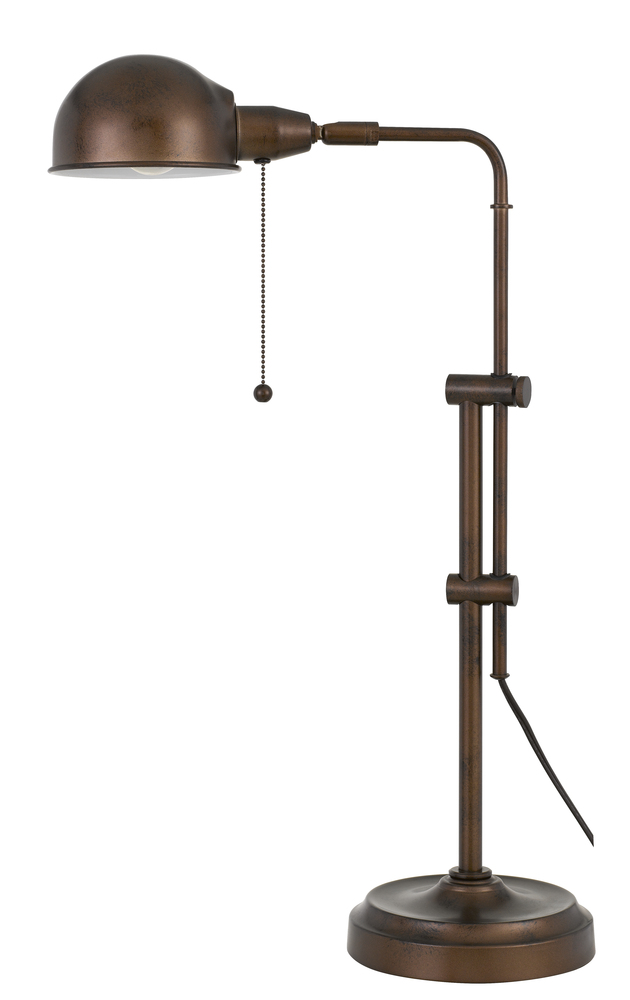 60W Corby Pharmacy Desk Lamp With Pull Chain Switch