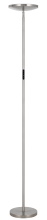 CAL Lighting BO-3216TR - 70 In. Height Brushed Steel Metal Torchiere