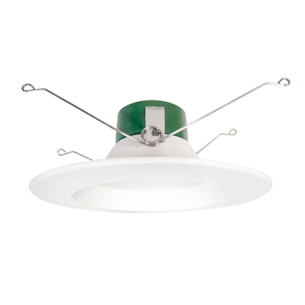 1 LT Integrated LED Retro Fit Recessed Ceiling Light w/ White Finish