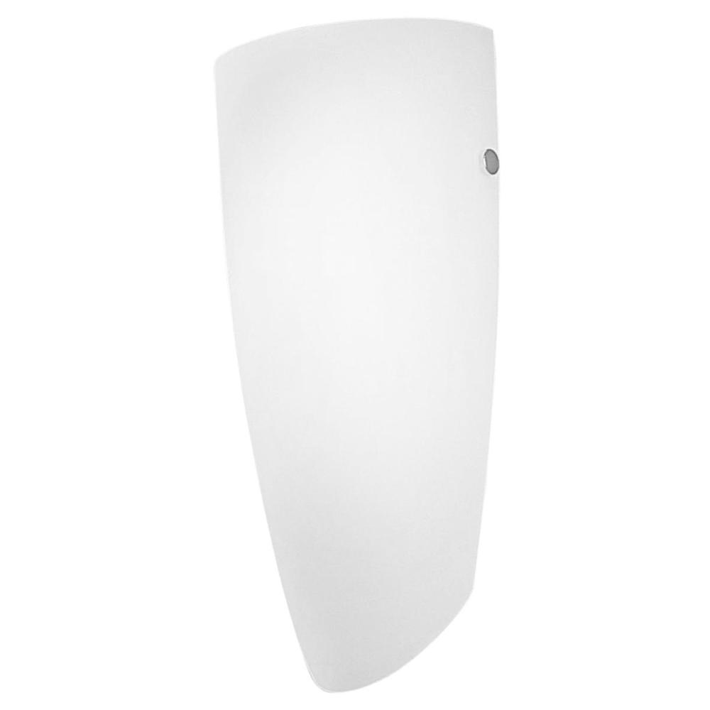1 LT Wall Light w/ Matte Nickel Finish & Opal Frosted Glass