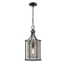 Eglo 202812A - 1 LT Open Frame Pendant w/ Oil Rubbed Bronze Finish & Mesh Metal Shade
