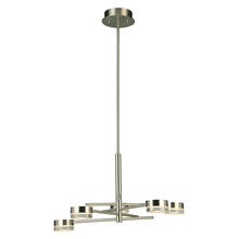 Eglo 203969A - 5x30W Integrated LED Chandelier With Brushed Nickel Finish